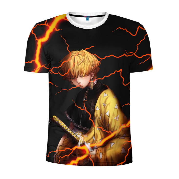 Мужская футболка 3D спортивная KIMETSU NO YAIBA фото