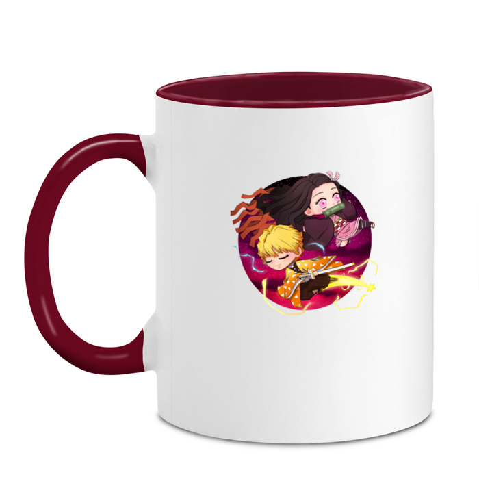 Кружка двухцветная KIMETSU NO YAIBA фото