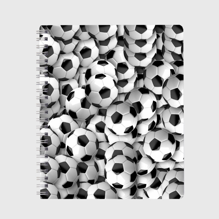 Тетрадь футбольные мячи много фото