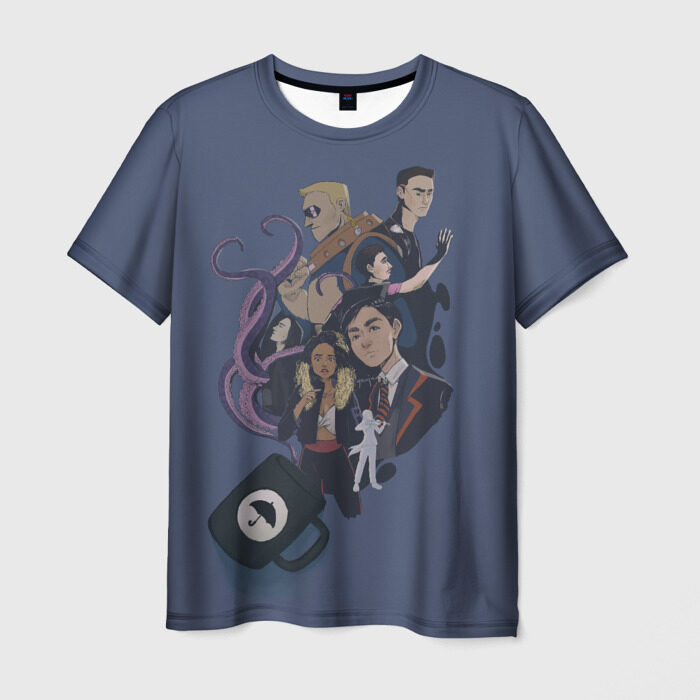 Мужская футболка 3D Академия вместе фото