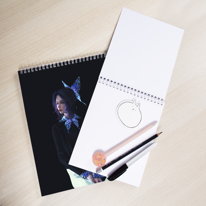 Скетчбук КЛИНОК РАССЕКАЮЩИЙ ДЕМОНОВ фото