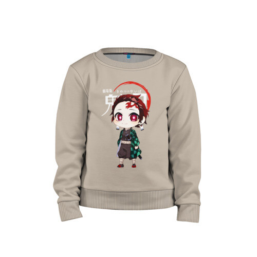 Детский свитшот хлопок Kamado Tanjirou Kimetsu no Yaiba фото