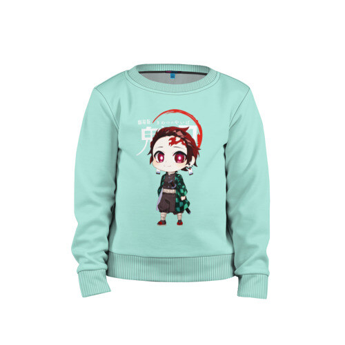 Детский свитшот хлопок Kamado Tanjirou Kimetsu no Yaiba фото