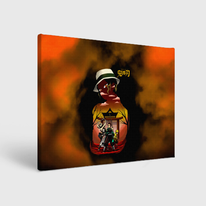 Холст прямоугольный ГЕРОИ Клинок рассекающий демонов фото