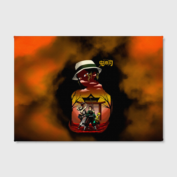 Холст прямоугольный ГЕРОИ Клинок рассекающий демонов фото