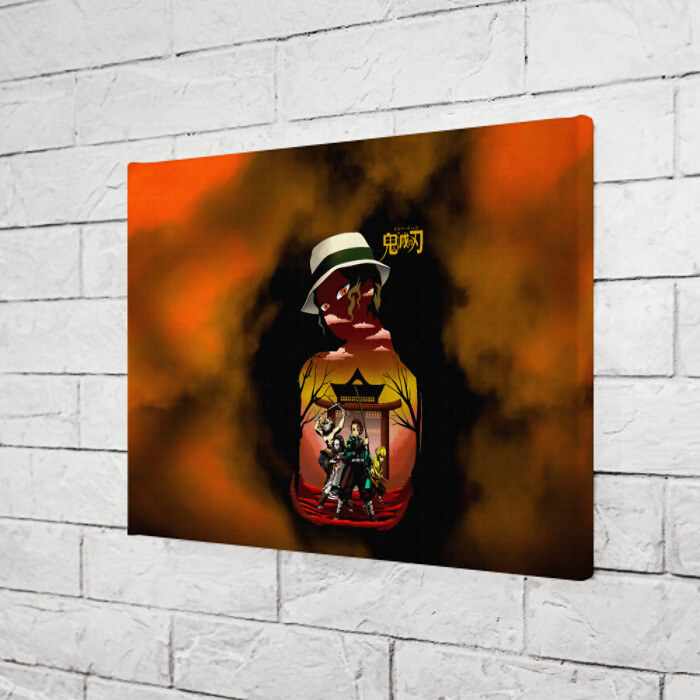 Холст прямоугольный ГЕРОИ Клинок рассекающий демонов фото