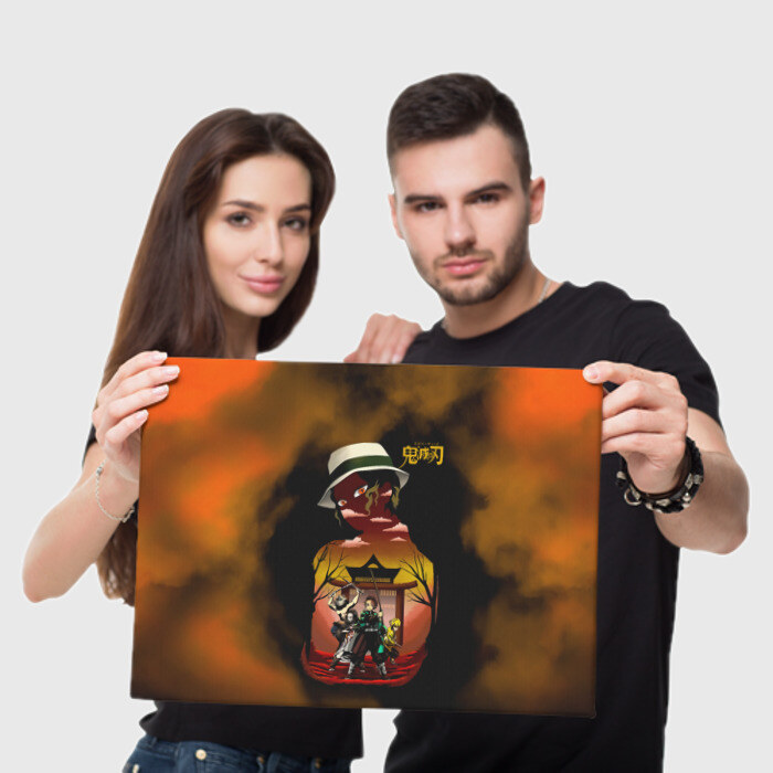 Холст прямоугольный ГЕРОИ Клинок рассекающий демонов фото