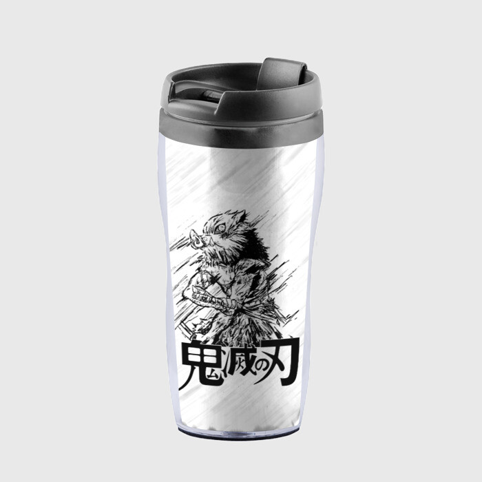 Термокружка-непроливайка Иноске Хашибира Kimetsu no Yaiba фото