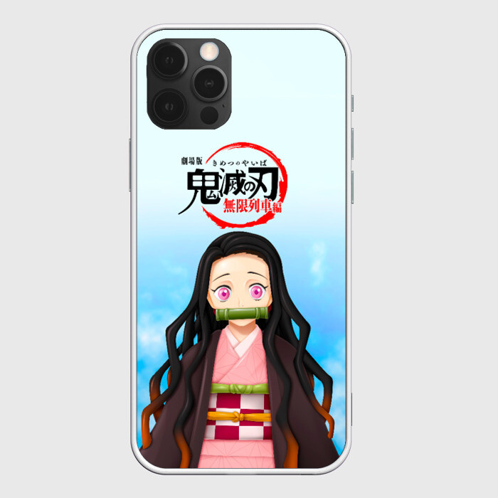 Чехол для iPhone 12 Pro Max Незуко Камадо Kimetsu no Yaiba фото